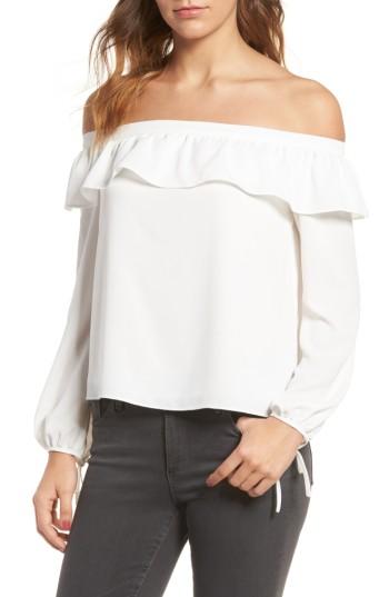Women's Cooper & Ella Leticia Off The Shoulder Blouse - White