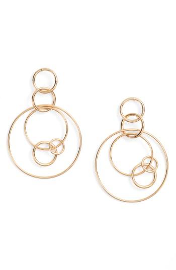 Women's Halogen Multi Hoop Drop Earrings