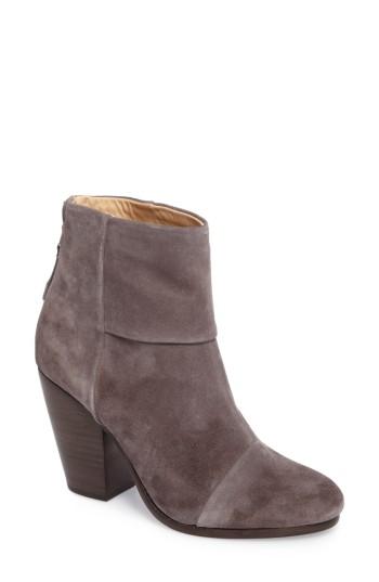 Women's Rag & Bone 'newbury' Bootie Us / 36eu - Grey