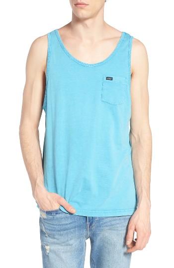 Men's Rvca Ptc Fade Pocket Tank - Blue