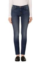 Women's J Brand Mid Rise Super Skinny Jeans - Blue