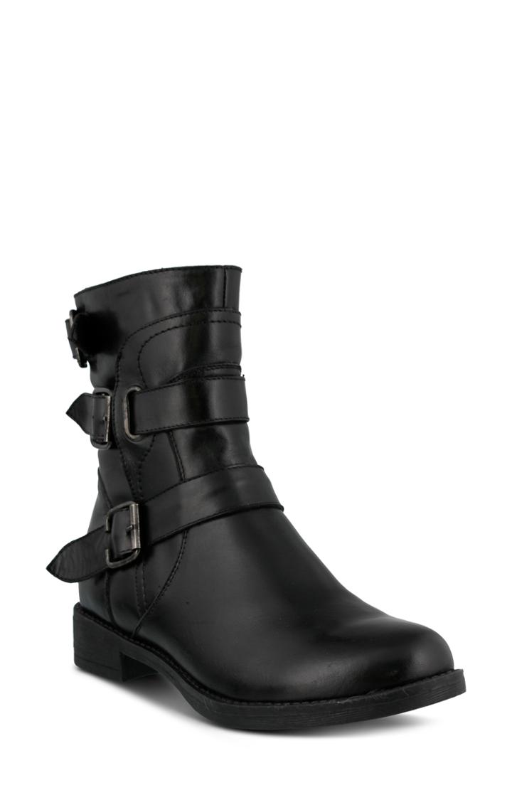 Women's Spring Step Diony Engineer Bootie .5-6us / 36eu - Black