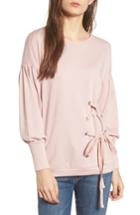 Women's Cotton Emporium Balloon Sleeve Tunic Sweater - Pink