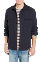 Men's Frame Shirt Jacket With Quilted Lining - Blue