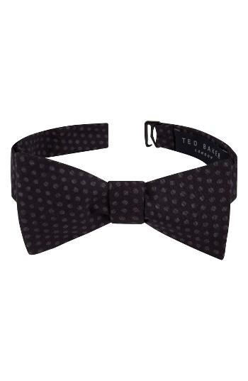 Men's Ted Baker London Denim Cotton Bow Tie