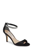 Women's Nina Volanda Ankle Strap Sandal M - Black