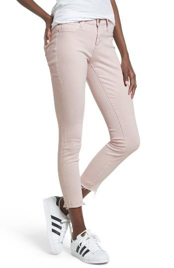 Women's Articles Of Society Carly Skinny Crop Jeans - Pink