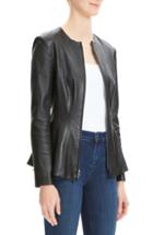 Women's Theory Brist Movement Leather Jacket - Black