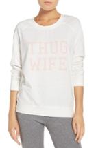 Women's Honeydew Intimates Burnout French Terry Sweatshirt - White