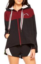 Women's The Upside Ash Hooded Colorblock Jacket, Size - Black