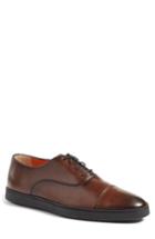 Men's Santoni 'durbin' Oxford Sneaker .5 D - Brown