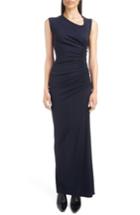 Women's Atlein Twist Jersey Maxi Dress Us / 34 Fr - Blue