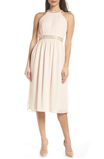 Women's Tfnc Halle Beaded A-line Dress - Ivory