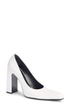 Women's Balenciaga Block Heel Pump Us / 35eu - White