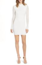 Women's Tiger Mist Cleo Funnel Neck Body-con Dress - White
