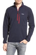 Men's Patagonia Better Sweater Performance Slim Fit Quarter Zip Jacket - Blue