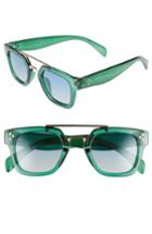 Women's Prive Revaux The Foxx 49mm Aviator Sunglasses - Green