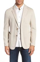 Men's Bugatchi Fit Pique Blazer, Size 38 - Brown