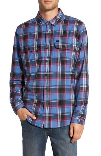 Men's Obey Marvyn Plaid Woven Shirt