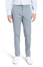 Men's Boss Barlow-d Flat Front Stretch Solid Cotton Trousers
