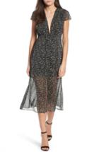 Women's St. John Collection Painted Floral Print Jersey Dress