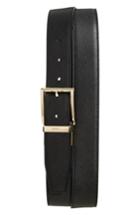 Men's Bally Astor Reversible Leather Belt, Size - Black