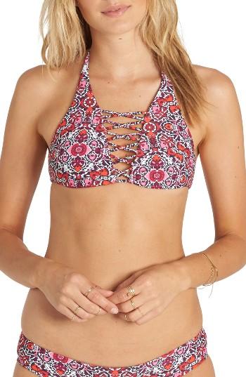 Women's Billabong Del Rey Cami Bikini Top - Pink