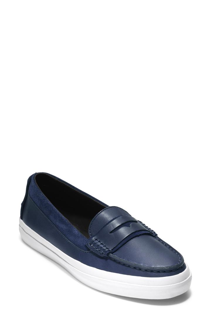 Women's Cole Haan Pinch Lx Loafer .5 B - Blue