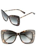 Women's Derek Lam Clara 55mm Gradient Sunglasses - Brown Forrest