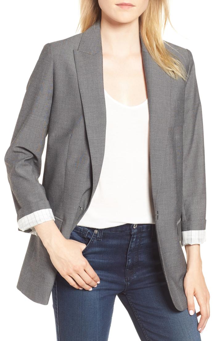 Women's Zadig & Voltaire Viva Bis Love Blazer Us / 36 Fr - Grey