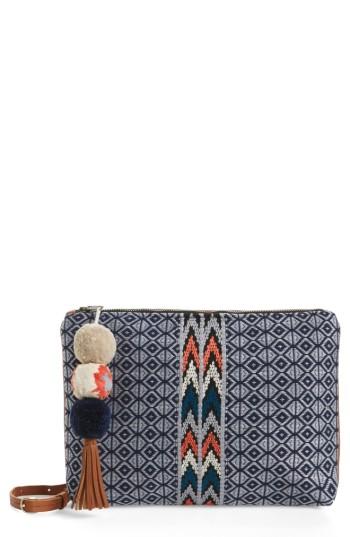 Mercado Global Rosario Crossbody Clutch - Red