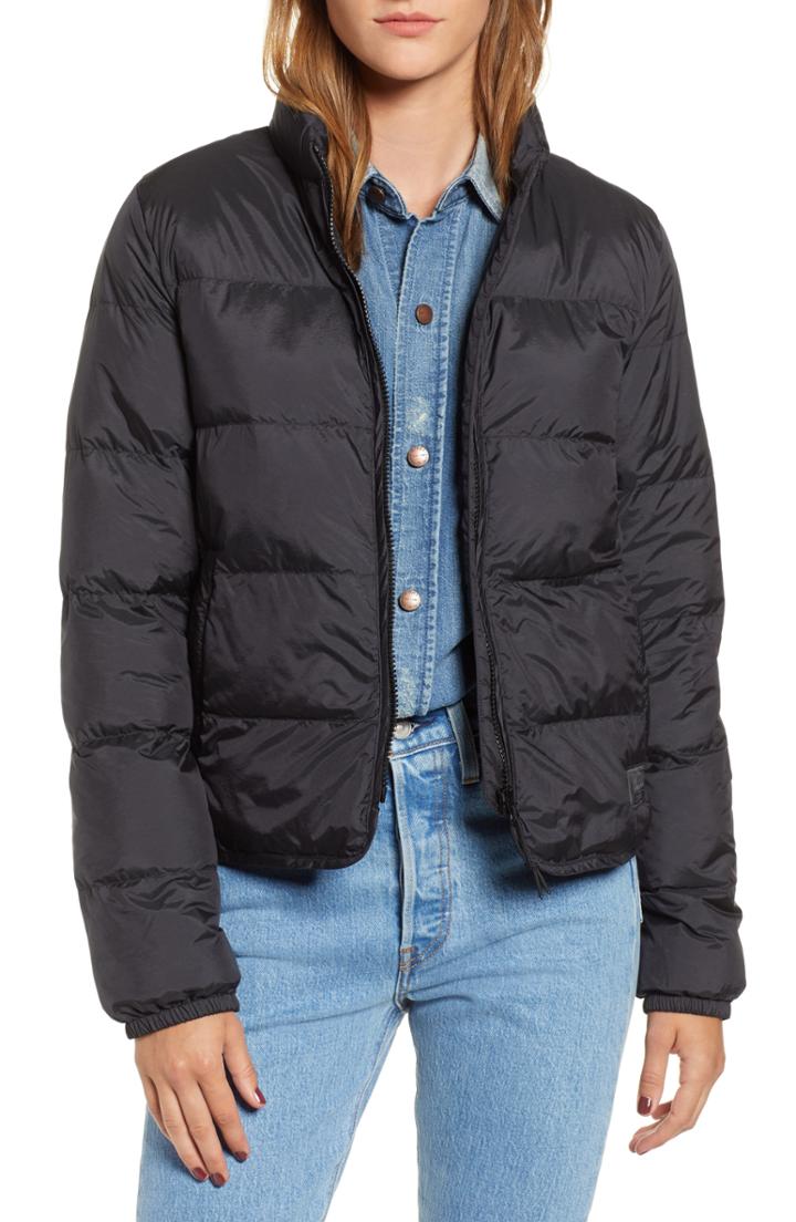 Women's Herschel Supply Co. Water Resistant Featherless Puffer Jacket - Black