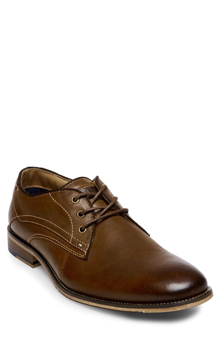 Men's Steve Madden Jetset Plain Toe Derby .5 M - Brown