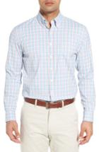 Men's Bobby Jones Dorian Plaid Easy Care Sport Shirt - White