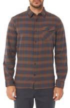 Men's O'neill Graham Shadow Check Flannel Shirt - Red