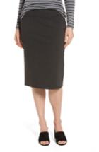 Women's Halogen Ponte Pencil Skirt, Size - Grey