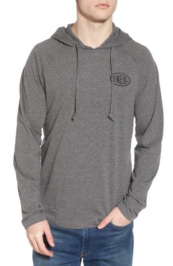 Men's O'neill Malcolm Hoodie Pullover, Size - Grey