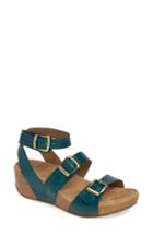 Women's Dansko Lou Ankle Strap Sandal .5-6us / 36eu - Blue