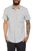 Men's Calibrate Trim Fit Slash Pocket Sport Shirt - Grey