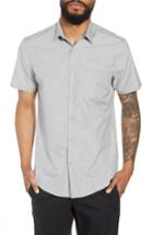 Men's Calibrate Trim Fit Slash Pocket Sport Shirt - Grey