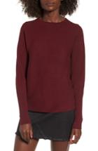 Women's Cotton Emporium Dolman Sweater - Burgundy