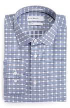 Men's Calibrate Trim Fit Non-iron Plaid Dress Shirt