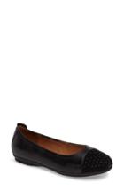 Women's Josef Seibel Pippa 43 Ballet Flat -5.5us / 36eu - Black