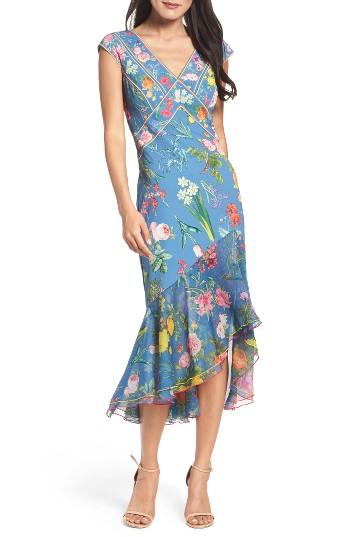 Women's Tadashi Shoji Clara Floral Midi Dress