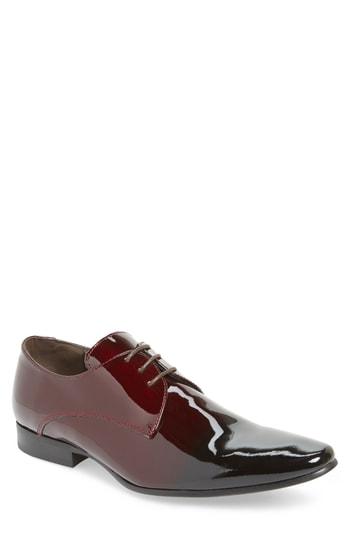 Men's Jump Needle Plain Toe Derby M - Burgundy