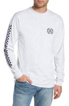 Men's Vans Check It Long Sleeve T-shirt - Grey