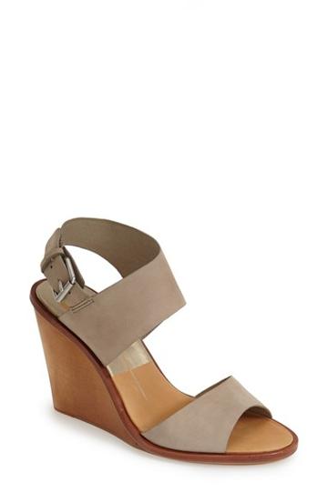 Women's Dolce Vita 'jodi' Snake Embossed Leather Wedge Sandal, Size 9.5 M -