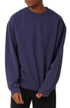 Men's Topman Oversize Sweatshirt - Blue