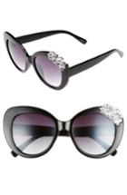 Women's Bp. Crystal Cat Eye Sunglasses - Black