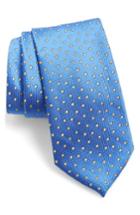 Men's Nordstrom Men's Shop Double Dot Silk Tie, Size - Blue